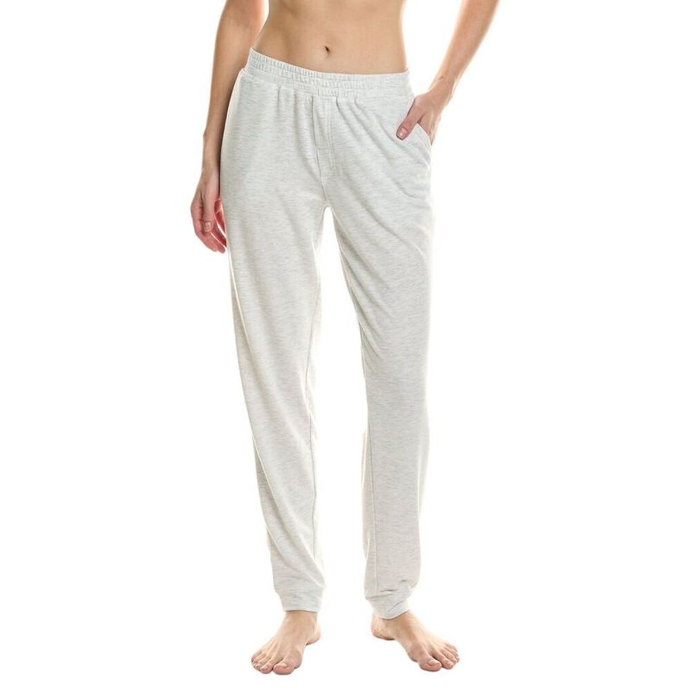 Hue Womens  Heather Basic Lounge Pant, White